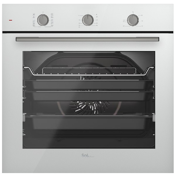 תנור בנוי מכאני דגם  DIAMOND AIR FRY HO-1705W סול SOL לבן