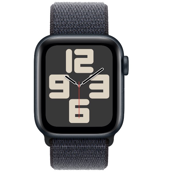 שעון חכם 40 מ&quot;מ Apple Watch SE GPS + Cellular Midnight Aluminium Case with Ink Sport Loop אפל שחור