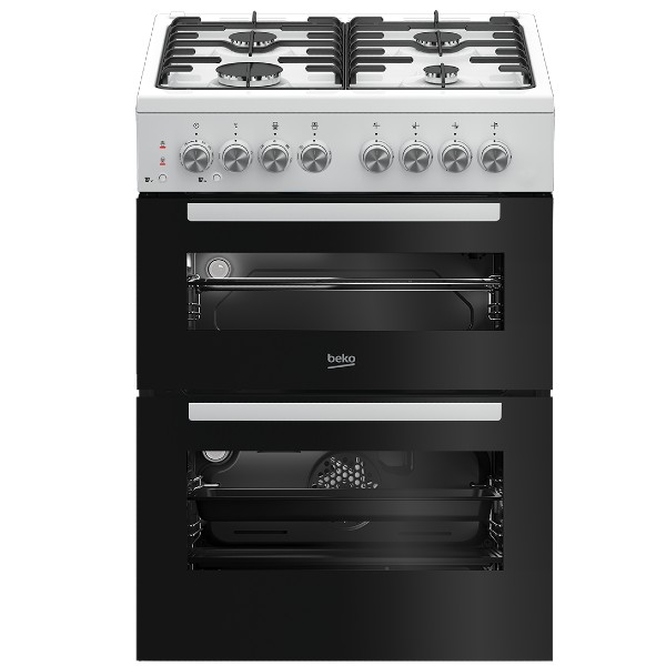 תנור משולב דו תאי 84 ליטר דגם BEKO KFDM62120DWDSL בקו לבן