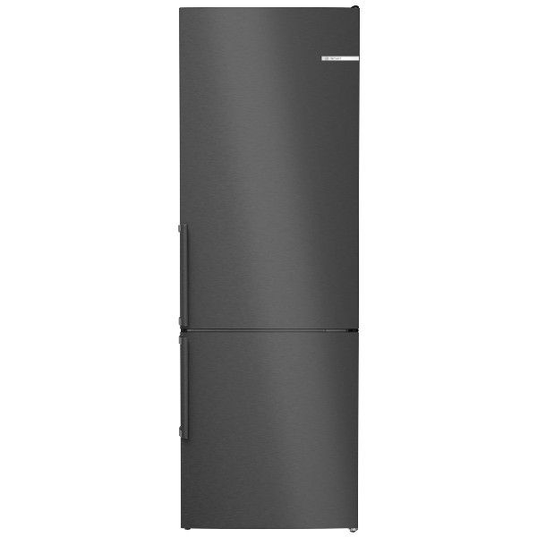 מקרר 440 ליטר מקפיא תחתון דגם BOSCH KGN49VXCT בוש נירוסטה שחורה