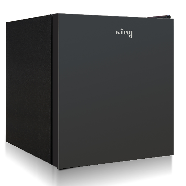 מקרר משרדי 46 ליטר דגם KRF-50GB קינג KING זכוכית שחורה