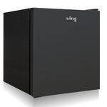 מקרר משרדי 46 ליטר דגם KRF-50GB קינג KING זכוכית שחורה