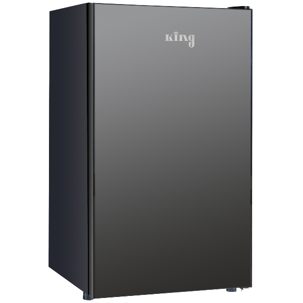 מקרר משרדי 91 ליטר דגם KRF-90GB קינג KING זכוכית שחורה