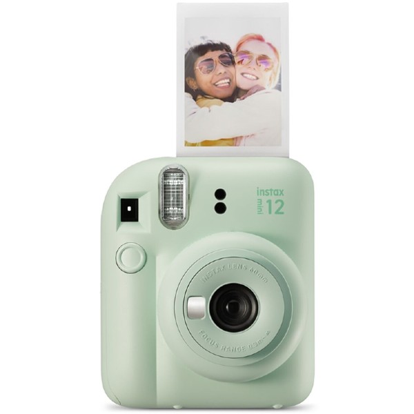 מצלמה לצילום והדפסה מיידית FUJI INSTAX MINI-12 צבע ירוק