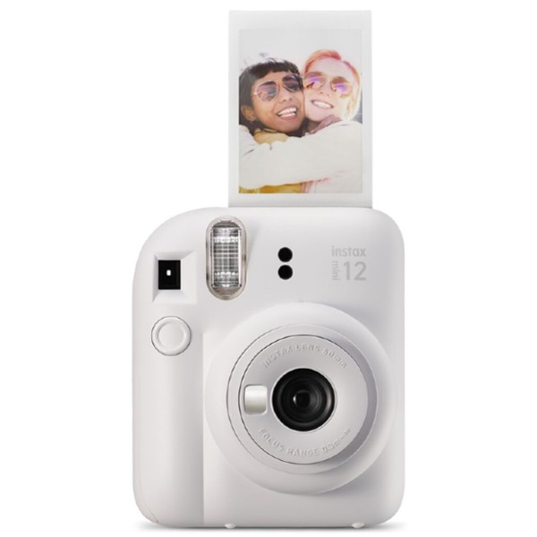 מצלמה לצילום והדפסה מיידית FUJI INSTAX MINI-12 צבע לבן