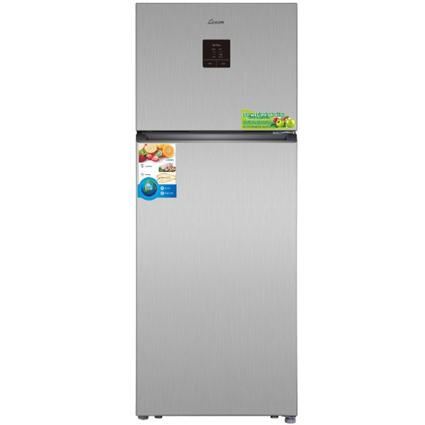 מקרר 2 דלתות מקפיא עליון 455 ליטר דגם LUXOR LUX NF545INOX לוקסור נירוסטה