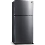 מקרר 2 דלתות מקפיא עליון 556 ליטר דגם SHARP SJ-3655DS שארפ נירוסטה מושחרת