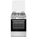תנור משולב כיריים גז 60 ליטר דגם KFS-6060IX קינג KING נירוסטה