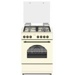 תנור רטרו משולב כיריים גז 60 ס"מ 4 להבות דגם KING KFS-6069RC קינג צבע בג'