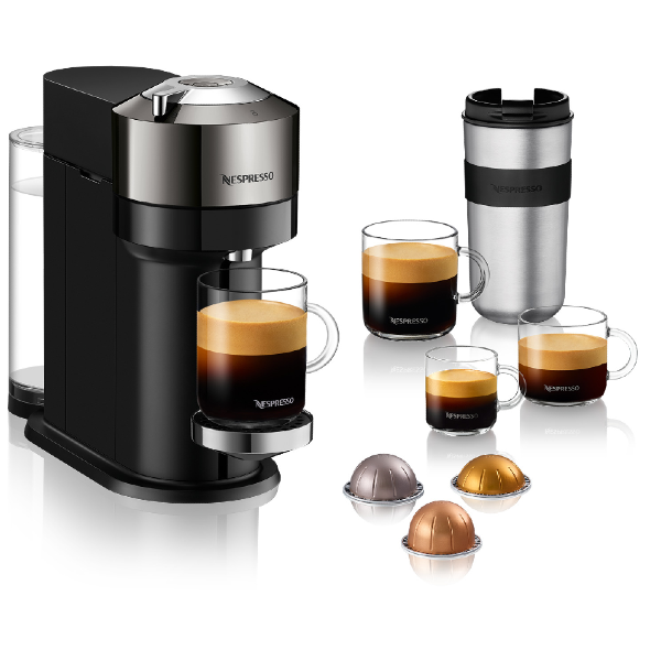 מכונת קפה VERTUO NEXT GCV1 נספרסו NESPRESSO כרום