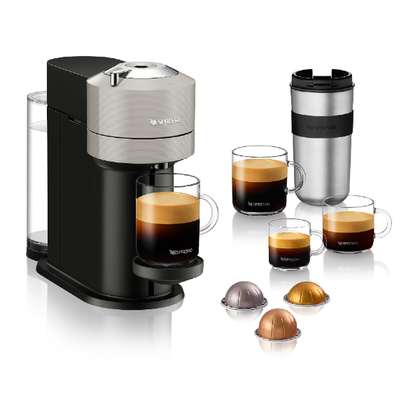 מכונת קפה VERTUO NEXT GCV1 נספרסו NESPRESSO אפור