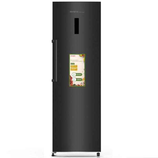 מקפיא 7 מגירות 282 ליטר דגם NF-417-INOX איווה AIWA שחור מט