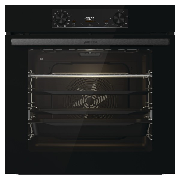 תנור בנוי פירוליטי 60 ס&quot;מ דגם OP84BG גורניה GORENJE זכוכית שחורה