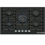 כיריים גז 75 ס"מ 5 להבות מסדרת FlameSelect דגם PPQ7A6I40Y בוש Bosch זכוכית שחורה