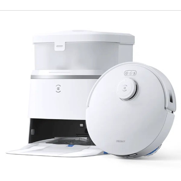 שואב רובוטי עם תחנת עגינה ECOVACS DEEBOT T30 PRO OMNI לבן