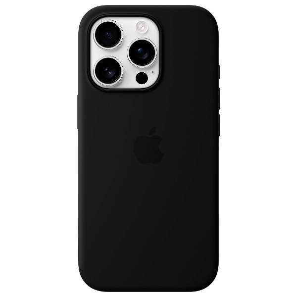כיסוי סיליקון Apple iPhone 16 Pro Silicone Case with MagSafe אפל צבע שחור