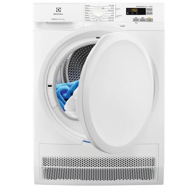 מייבש כביסה מעבה קונדנסור 8 ק&quot;ג דגם ELECTROLUX EW6C5852 אלקטרולוקס