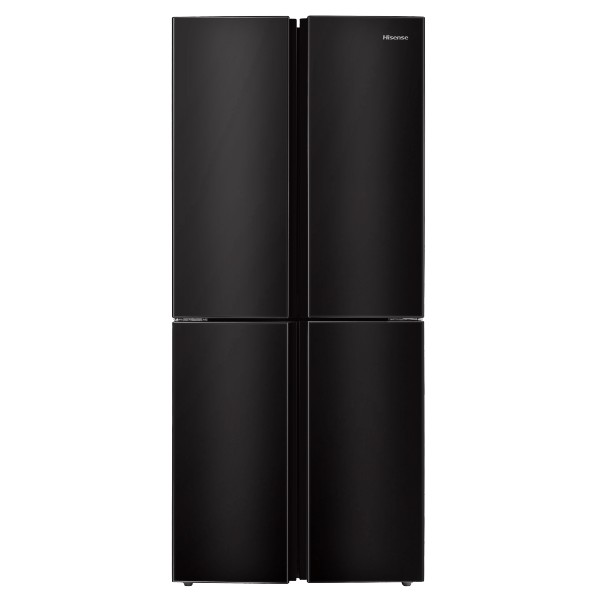 מקרר 4 דלתות הפוך 427 ליטר דגם RQ57BS הייסנס HISENSE נירוסטה מושחרת