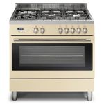 תנור משולב כיריים 100 ליטר דגם SOC9035 סאוטר SAUTER קרם