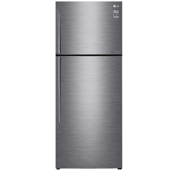מקרר מקפיא עליון 438 ליטר דגם LG GR-B486IVSU נירוסטה מוברשת