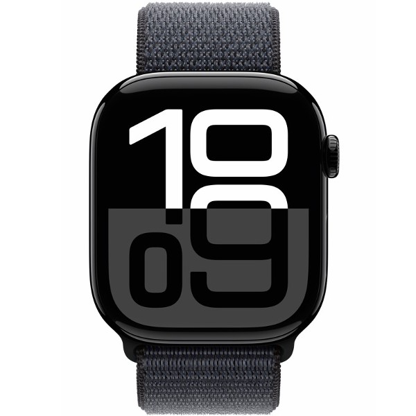 שעון חכם אפל Apple Watch Series 10 GPS + Cellular 46mm Jet Black Aluminium Case with Ink Sport Loop