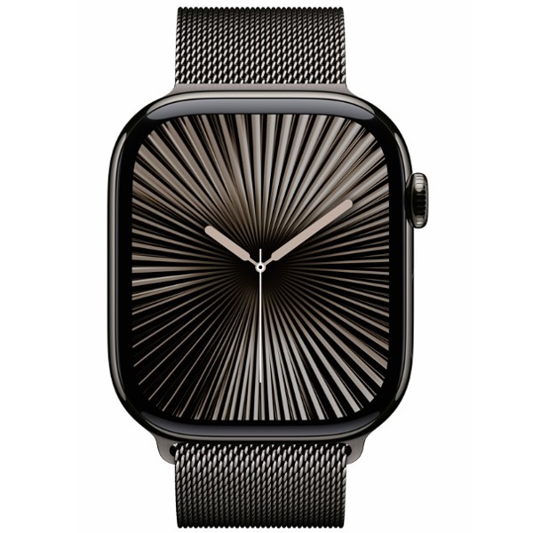 שעון חכם אפל Apple Watch Series 10 GPS + Cellular 46mm Slate Titanium Case with Slate Milanese Loop M/L