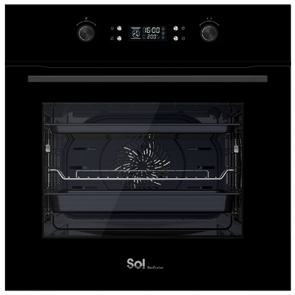תנור בנוי 60 ס&quot;מ דגם SOL HO-9903B סול שחור