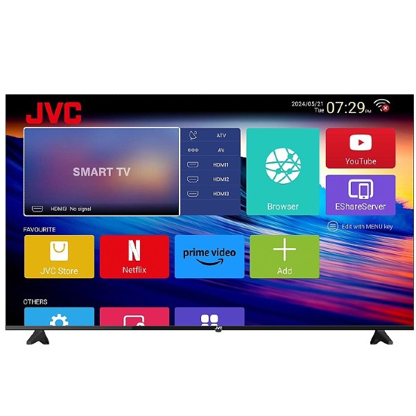 מסך טלוויזיה &quot;70 SMART LED 4K UHD דגם JVC LT-70N7155