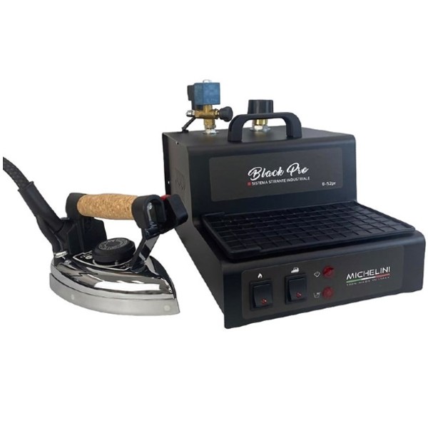 מגהץ קיטור מקצועי טורבו Go Black דגם MICHELINI B52PR Pro מקיליני