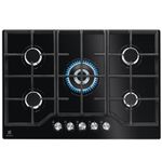 כיריים גז זכוכית 75 ס"מ דגם Electrolux KGG75362K אלקטרולוקס שחור