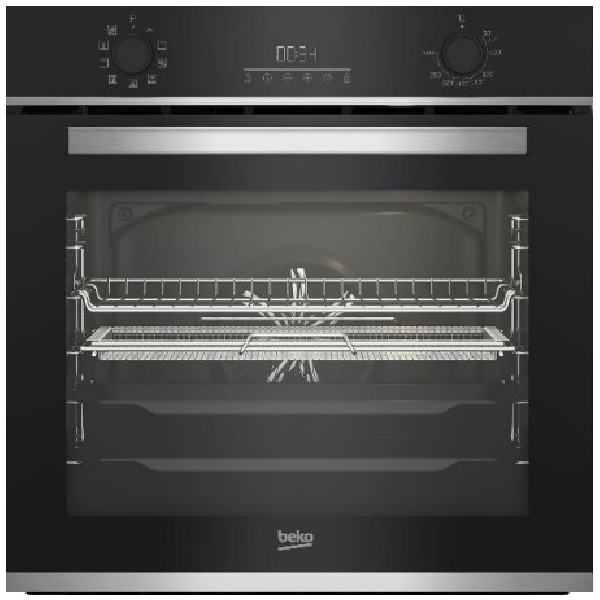 תנור בנוי 72 ליטר עם AirFry דגם Beko BBIM13303X בקו שחור עם נירוסטה