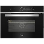תנור משולב מיקרוגל 48 ליטר דגם BEKO BBCW13400X בקו שחור ונירוסטה