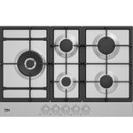 כיריים גז 5 מבערים 75 ס"מ דגם Beko HIAL752205SX בקו נירוסטה