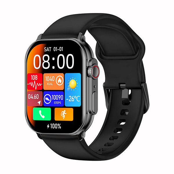 שעון ספורט חכם דגם IMIKI Smart Watch SF1 צבע שחור