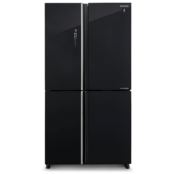 מקרר 4 דלתות נפח 608 ליטר SJ-9160BK שארפ SHARP שחור מבריק