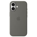 כיסוי סיליקון Apple iPhone 16 Silicone Case with MagSafe אפל צבע אפור