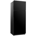 מקרר מקפיא עליון בנפח 418 ליטר TELEFUNKEN TDD-500FFBBG בזכוכית שחורה