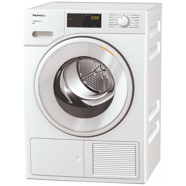 מייבש כביסה 8 ק&quot;ג דגם Miele TSD263WP מילה לבן
