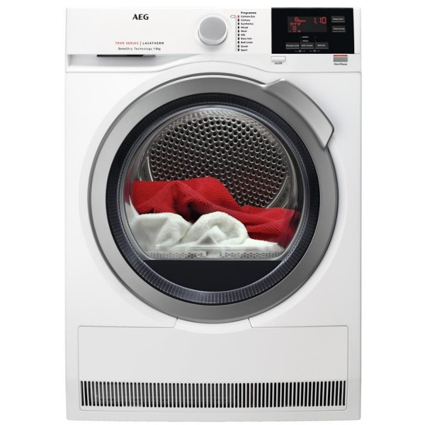 מייבש כביסה 8 ק&quot;ג Heat Pump דגם TX7G8325M אאג AEG