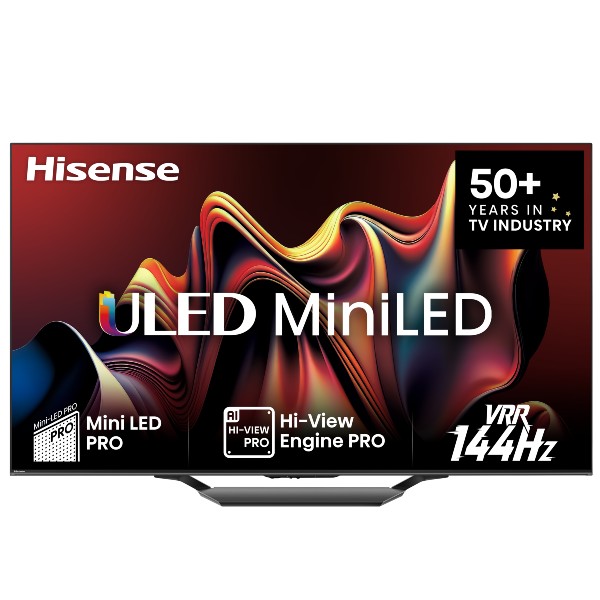 טלוויזיה חכמה &quot;85 Mini LED 4K QLED דגם Hisense 85U72NQ הייסנס