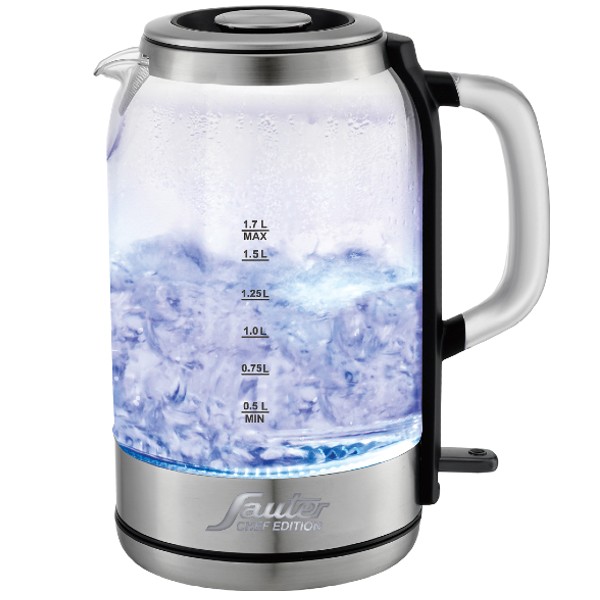 קומקום זכוכית דגם SAUTER CHEF EDITION WK110G סאוטר