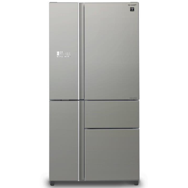 מקרר שארפ 5 דלתות בנפח 668 ליטר דגם SHARP SJ-R9733SL זכוכית נירוסטה
