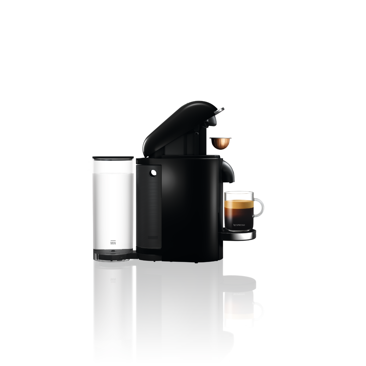 מכונת קפה VertuoPlus מבית NESPRESSO דגם GCB2 בגוון שחור