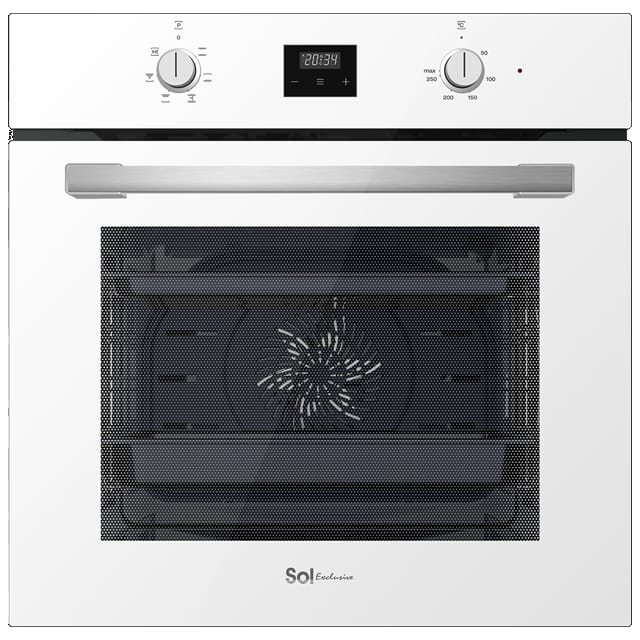 תנור בנוי טורבו דגם HO-6505W לבן SOL סול