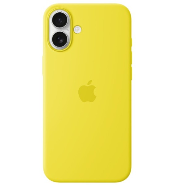 כיסוי סיליקון Apple iPhone 16 Plus Silicone Case with MagSafe אפל צבע צהוב