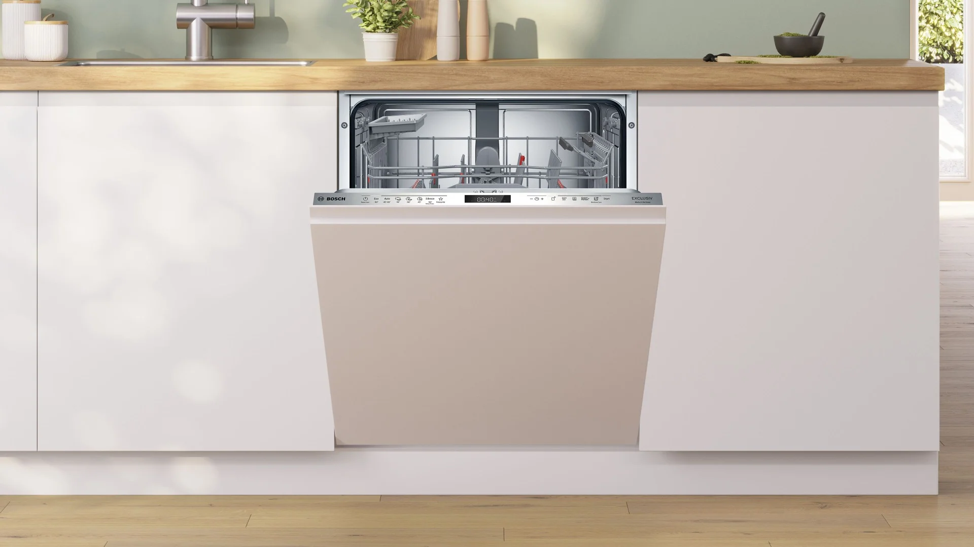 מדיח כלים אינטגרלי רחב 60 ס"מ דגם BOSCH SMV6ZBX26E בוש