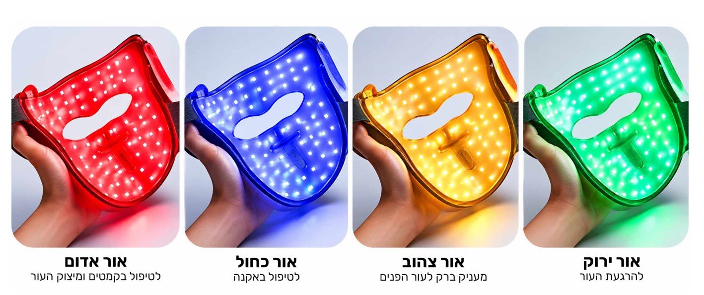 מסכת LED מתקדמת לטיפול בעור הפנים דגם DREAME Chrona דרימי