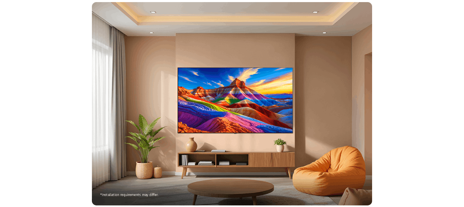 65 אינץ' LG OLED B6 טלוויזיה חכמה K4, 120 הרץ, webOS26 דגם: OLED65B66LA
