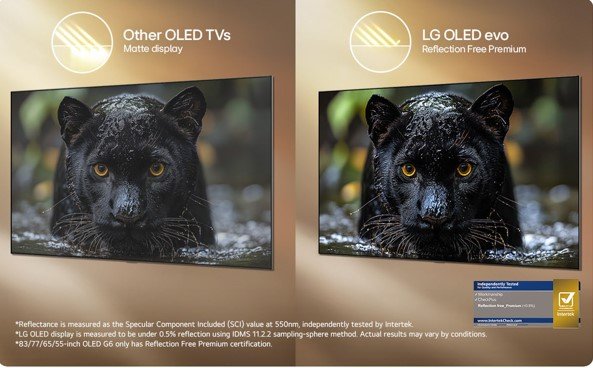 פאנל OLED - טכנולוגיה מהפכנית בה כל פיקסל מואר באופן עצמאי - הפיקסלים מסוגלים להידלק ולהיכבות באופן עצמאי ובנפרד ועל ידי כך ליצור את השחור המוחלט ללא כל זליגת אור עם ניגודיות אינסופית