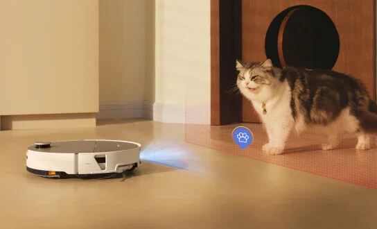 שואב אבק רובוטי שוטף דגם ROBOROCK SAROS 20 SONIC רובורוק שחור